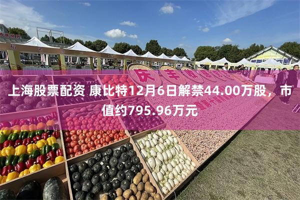 上海股票配资 康比特12月6日解禁44.00万股，市值约795.96万元