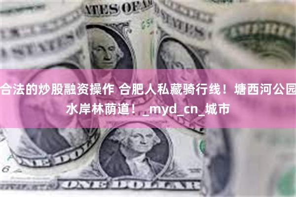 合法的炒股融资操作 合肥人私藏骑行线！塘西河公园水岸林荫道！_myd_cn_城市